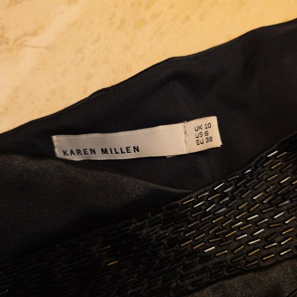 Karen Millen Black one-shoulder formal or cocktail dress - Picture 5 of 5